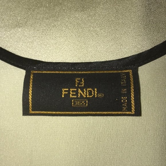FENDI Gold-Tone Sleeveless Top - Picture 5 of 5